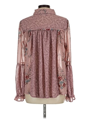 She + Sky Long Sleeve Blouse (view 2)