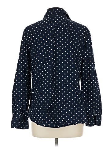 Karen Scott Long Sleeve Button-Down Shirt (view 2)
