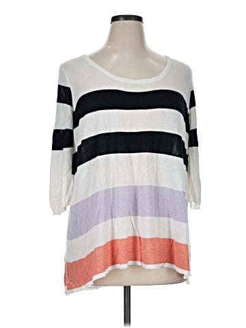 American Rag Cie 3/4 Sleeve T-Shirt (view 1)