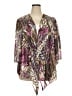 Alex Evenings 100% Polyester Pink Purple 3/4 Sleeve Blouse Size 3X - photo 1
