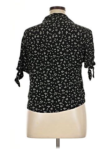 Abercrombie & Fitch 3/4 Sleeve Button-Down Shirt (view 2)