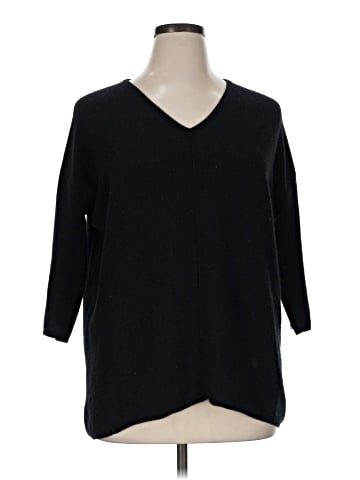 Pure Amici Cashmere Pullover Sweater (view 1)