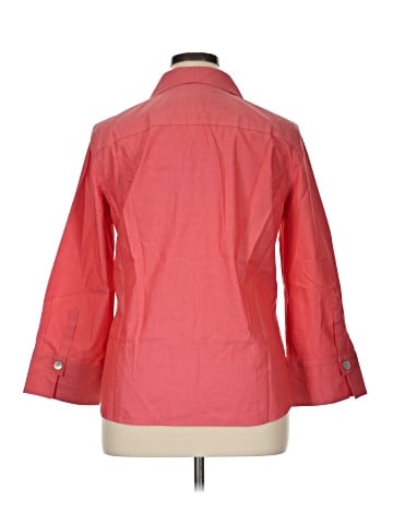 Foxcroft 3/4 Sleeve Button-Down Shirt (view 2)