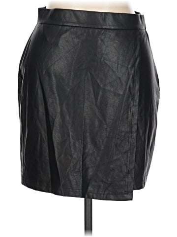 Splendid Faux Leather Skirt (view 1)