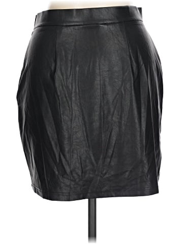 Splendid Faux Leather Skirt (view 2)