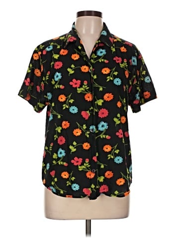 Lizsport Short Sleeve Button-Down Shirt (view 1)