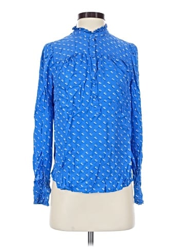 Vineyard Vines Long Sleeve Silk Top (view 1)