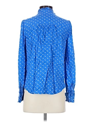 Vineyard Vines Long Sleeve Silk Top (view 2)