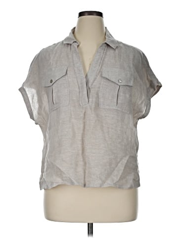 Nicole Miller New York Short Sleeve Blouse (view 1)