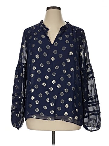 Lilly Pulitzer Long Sleeve Silk Top (view 1)