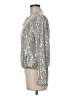 Ann Taylor LOFT Metallic Silver Jacket Size Med Petite - photo 5