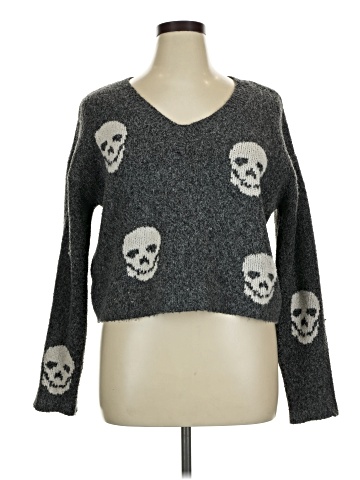 Pink Rose Pullover Sweater (view 1)