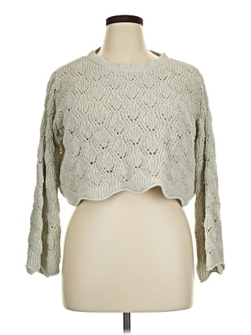 Blue Rain Pullover Sweater (view 1)