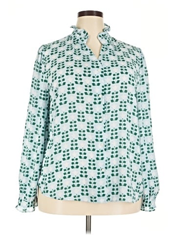 Ann Taylor Long Sleeve Blouse (view 1)
