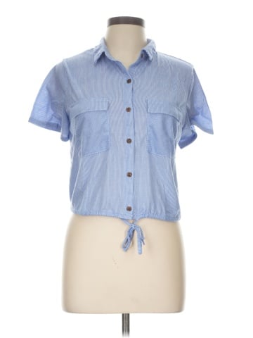 Passport Short Sleeve Button-Down Shirt (view 1)