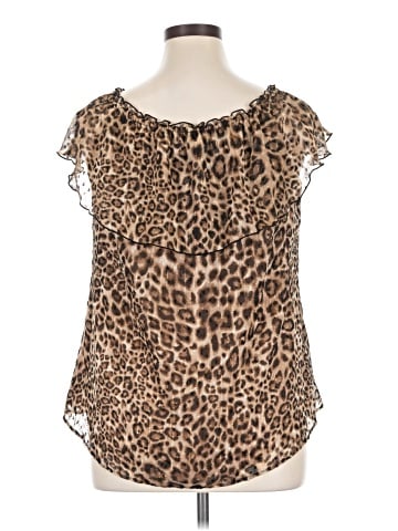 White House Black Market Sleeveless Blouse (view 2)