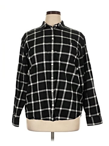 J.Crew Factory Store Long Sleeve Button-Down Shirt (view 1)