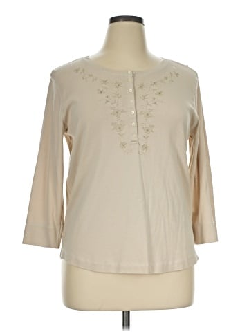 Eddie Bauer 3/4 Sleeve T-Shirt (view 1)