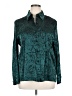 N Touch Paisley Teal Long Sleeve Blouse Size XL - photo 1