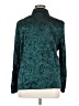 N Touch Paisley Teal Long Sleeve Blouse Size XL - photo 2