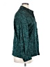 N Touch Paisley Teal Long Sleeve Blouse Size XL - photo 4