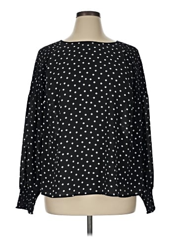 Worthington Long Sleeve Blouse (view 1)