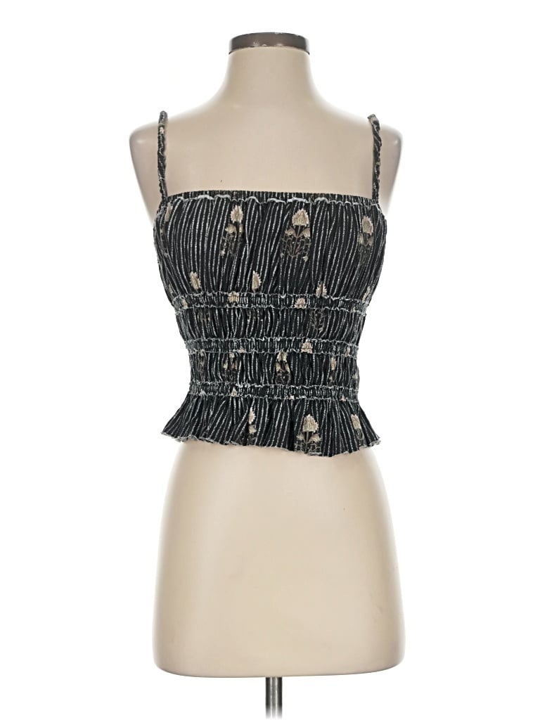 Pre-owned We The Free Tank Top Black Strapless Neckline Tops