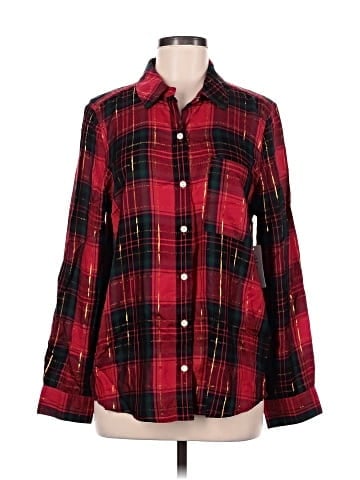 Style&Co Long Sleeve Button-Down Shirt (view 1)