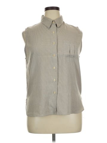Christopher & Banks Sleeveless Button-Down Shirt (view 1)