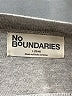 No Boundaries Graphic Gray Silver Pullover Sweater Size 12 - 14 - photo 7