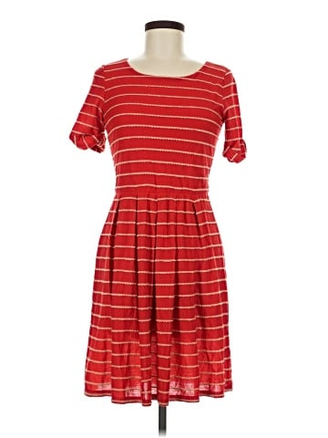 Bordeaux Casual Dress (view 1)