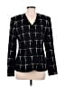 Doncaster Collection 100% Silk Black Silk Blazer Size 8 - photo 1