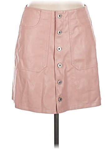 Jessica Simpson Faux Leather Skirt (view 1)