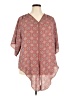 Max Studio 100% Polyester Red Kimono Size 2X - photo 1