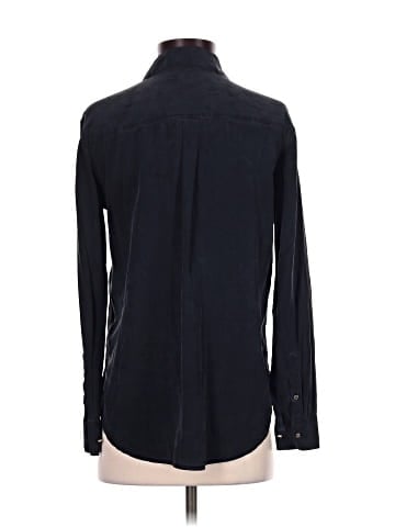 Juicy Couture Long Sleeve Silk Top (view 2)