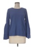 Green Envelope Blue Long Sleeve Top Size M - photo 1