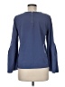 Green Envelope Blue Long Sleeve Top Size M - photo 2