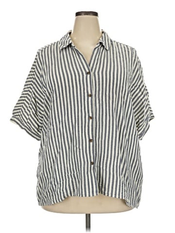 J.Jill Short Sleeve Button-Down Shirt (view 1)