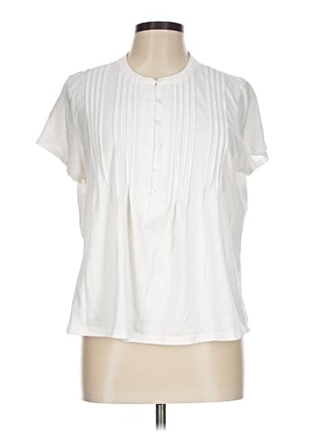 Lands' End Short Sleeve Blouse (view 1)
