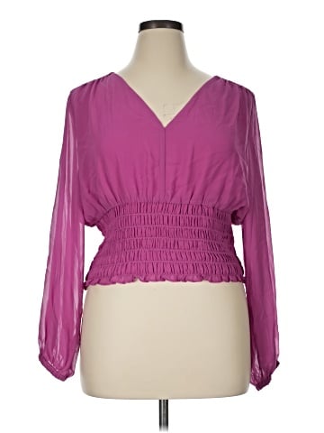 Banana Republic Factory Store Long Sleeve Blouse (view 1)