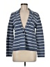 Talbots Stripes Blue Blazer Size Med Petite - photo 1