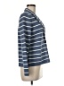 Talbots Stripes Blue Blazer Size Med Petite - photo 4