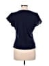 CeCe Blue Short Sleeve Top Size M - photo 2