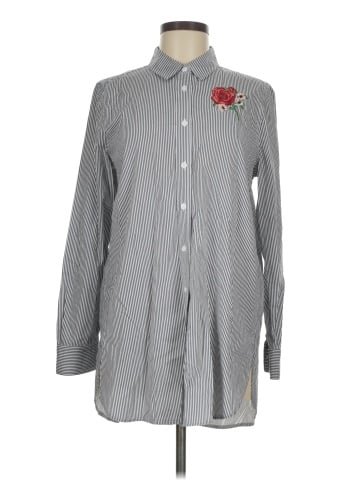 Equipment Long Sleeve Button-Down Shirt (view 1)