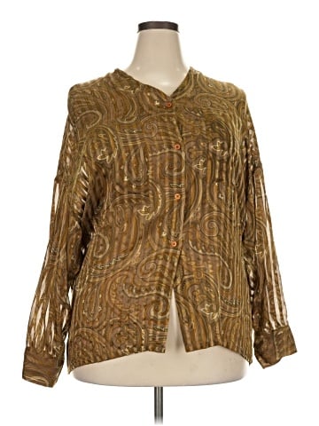 Ellen Tracy Long Sleeve Blouse (view 1)