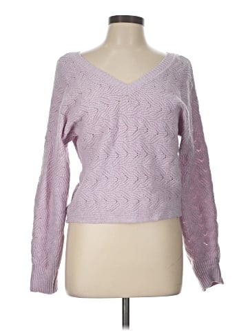 Pink Rose Pullover Sweater (view 1)