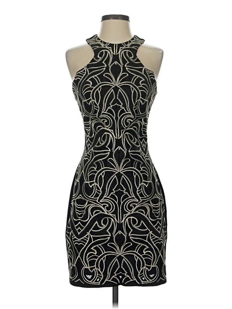 Pre-owned Parker Cocktail Dress In Black