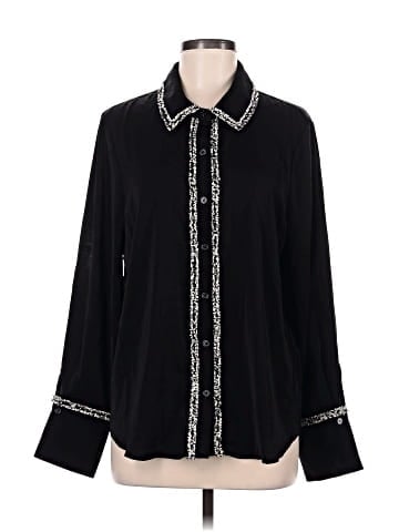 Adrianna Papell Long Sleeve Blouse (view 1)