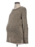Pink Blush Gray Long Sleeve Top Size Sm Maternity - photo 1