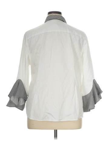 Chico's 3/4 Sleeve Button-Down Shirt (view 2)